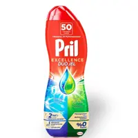 ژل ماشین ظرفشویی پریل pril دوفاز 50بار شستششو 900 میلی اصل ترکیه 