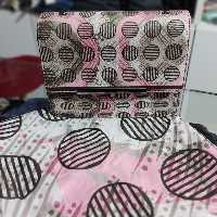 ست کیف و روسری مجلسی  رنگ صورتی 