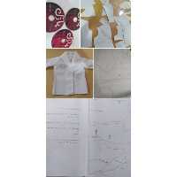 الگو آماده سایز 40تا 48واموزش در ایتاوصفرتاصد آموزش خیاطی  در DvDاموزشی دامن وبالاتنه  همراه دوخت با پارچه در سایز کوچک 