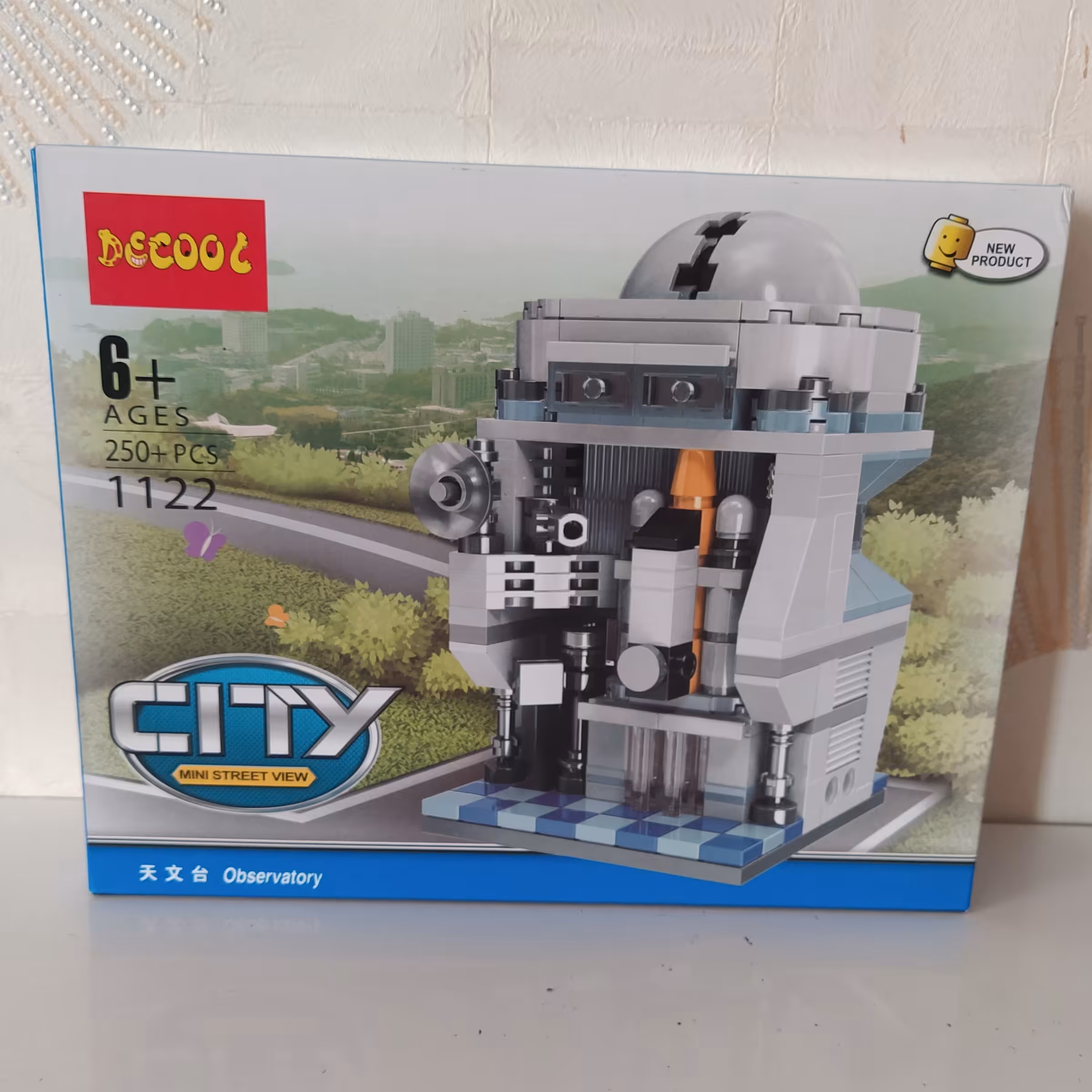 لگوی خارجی 250 قطعه برند Decool  سری city مدل رصدخانه نجوم 