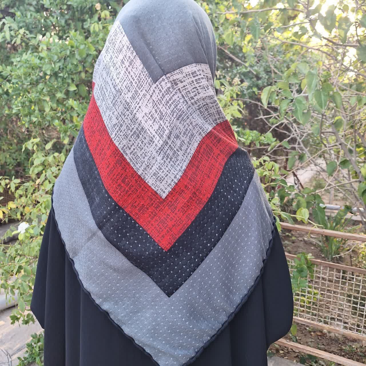 روسری نخی چاپی