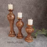 شمعدان چوبی..
