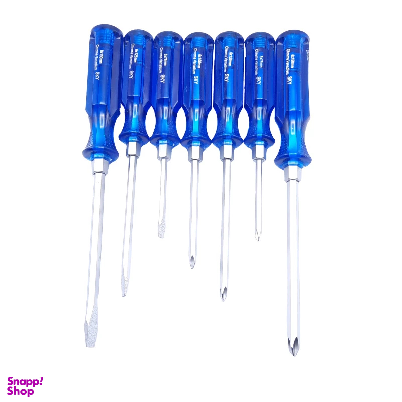 پیچ گوشتی اسکای مدل 7cs مجموعه 7 عددی