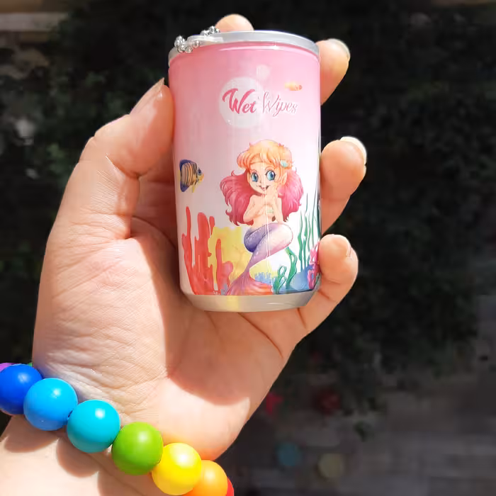 دستمال مرطوب فانتزی طرح قوطی نوشابه 