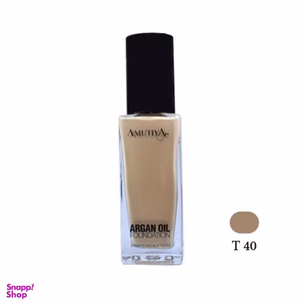 کرم پودر آموتیا (Amutya) مدل روغن آرگان شماره t40 حجم 30 میلی لیتر