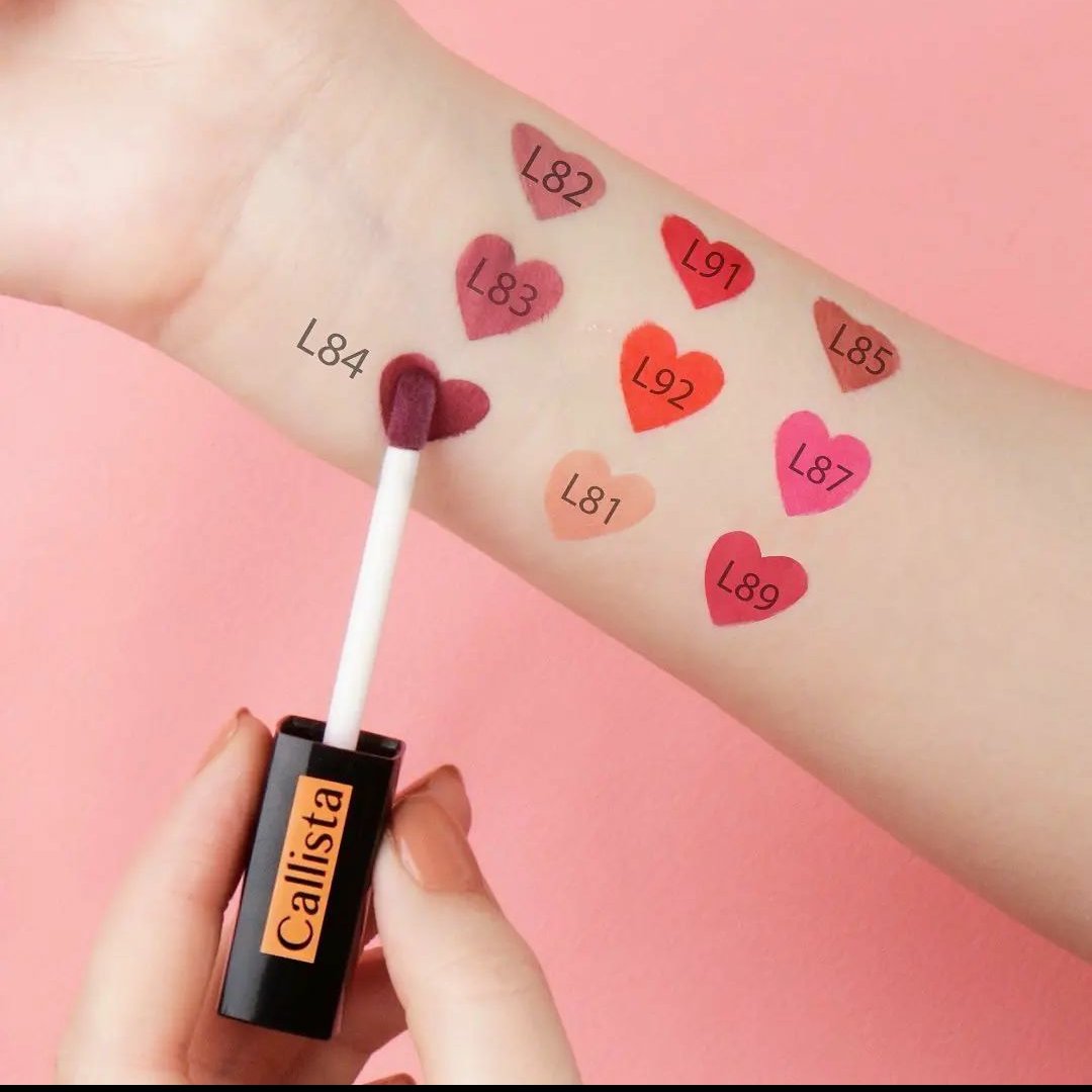 رژ لب مایع مات بدون سرب و پارابن کالیستا (Stain Matt Lipgloss)