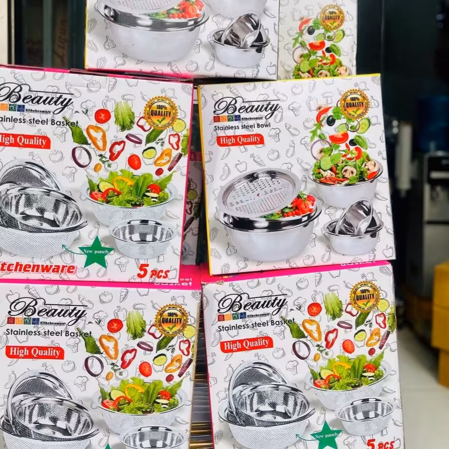 سرویس لگن 5تیکه رنده دار 