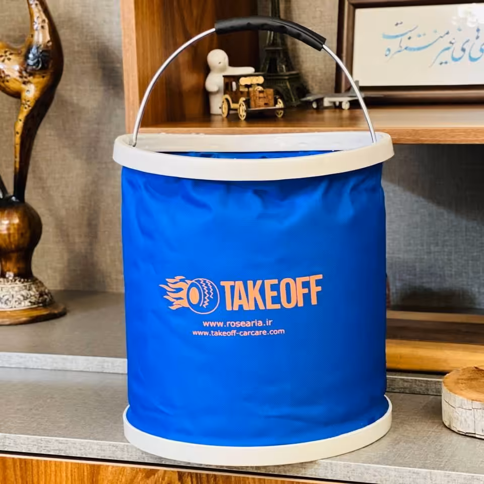 سطل آب تاشو خارجی سبک و کم جا 