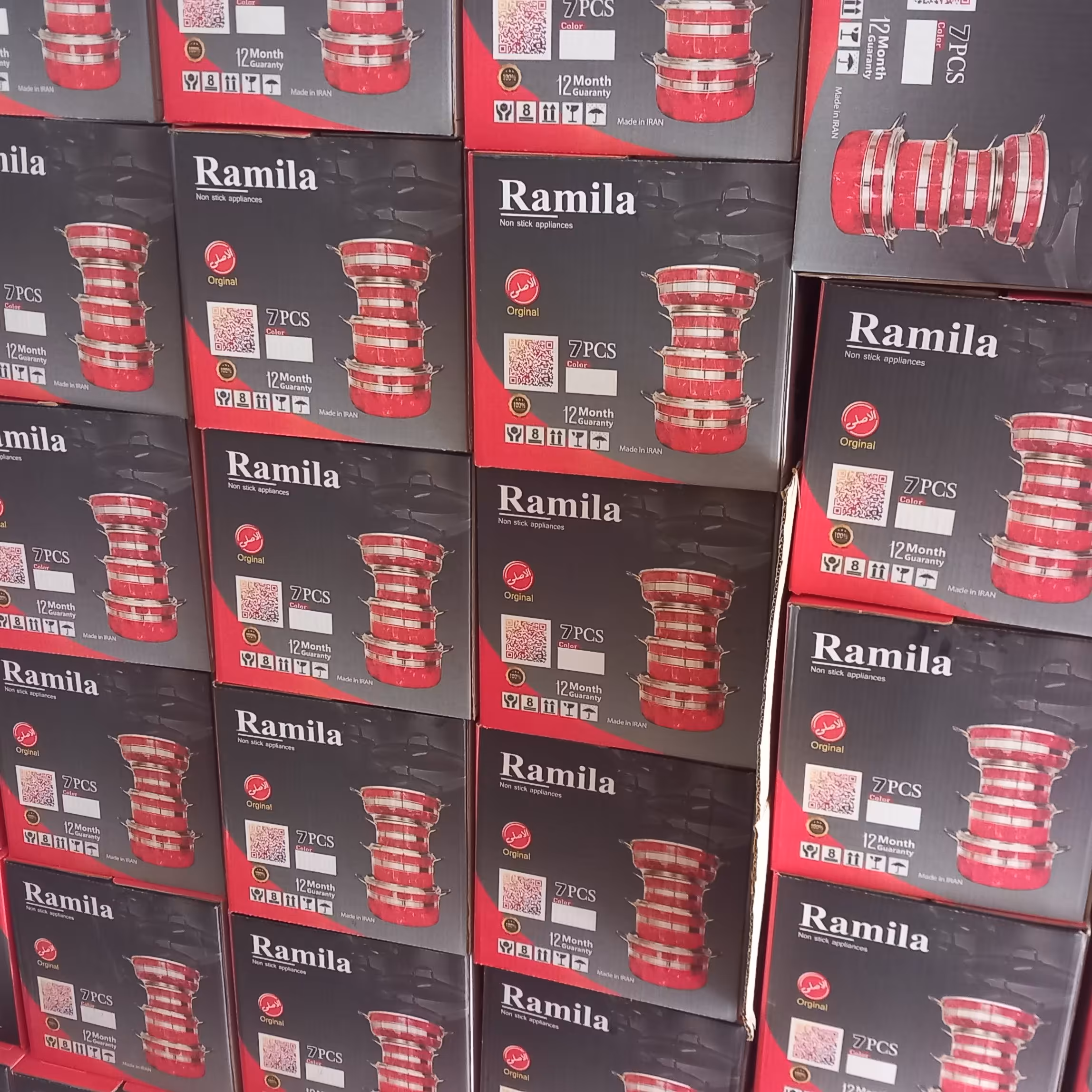 سرویس قابلمه طرح سنگ - خرید و قیمت تولیدی قابلمه طرح سنگ