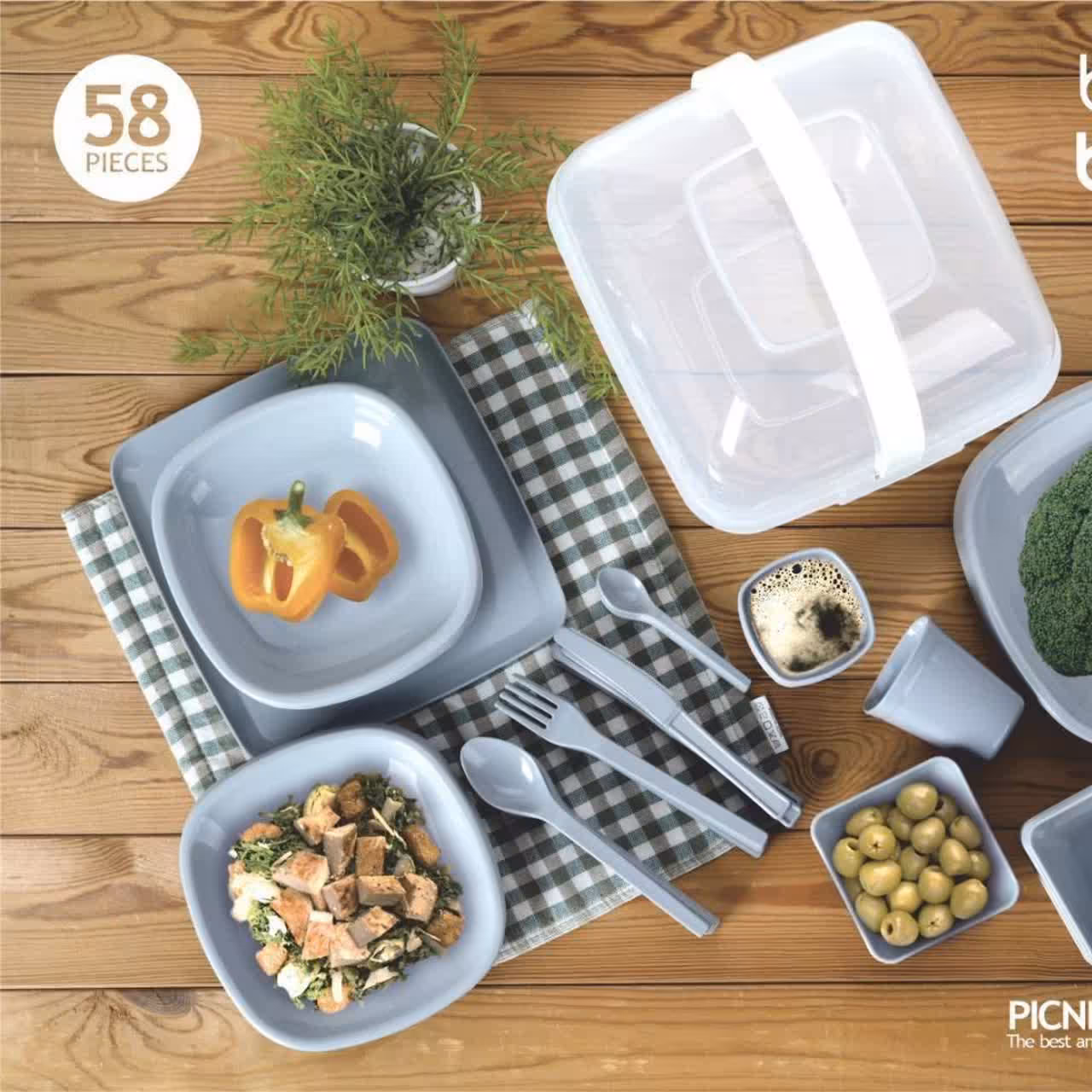 سرویس مسافرتی 58 پارچه 6نفره