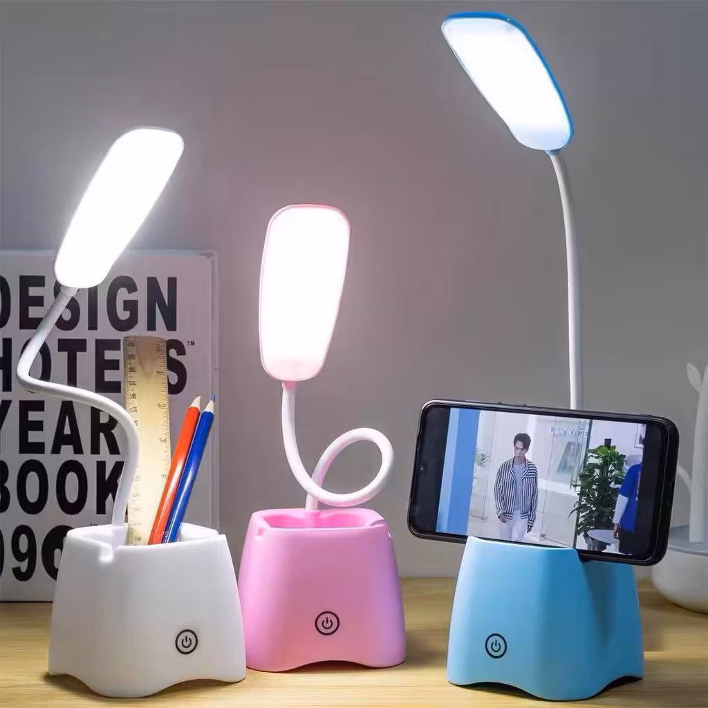 چراغ مطالعه جاقلمی دار لمسی کد 12191