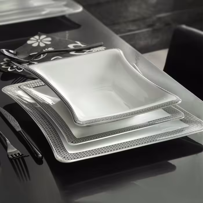 سرویس چینی زرین 12 نفره کامل سورن (90 پارچه)