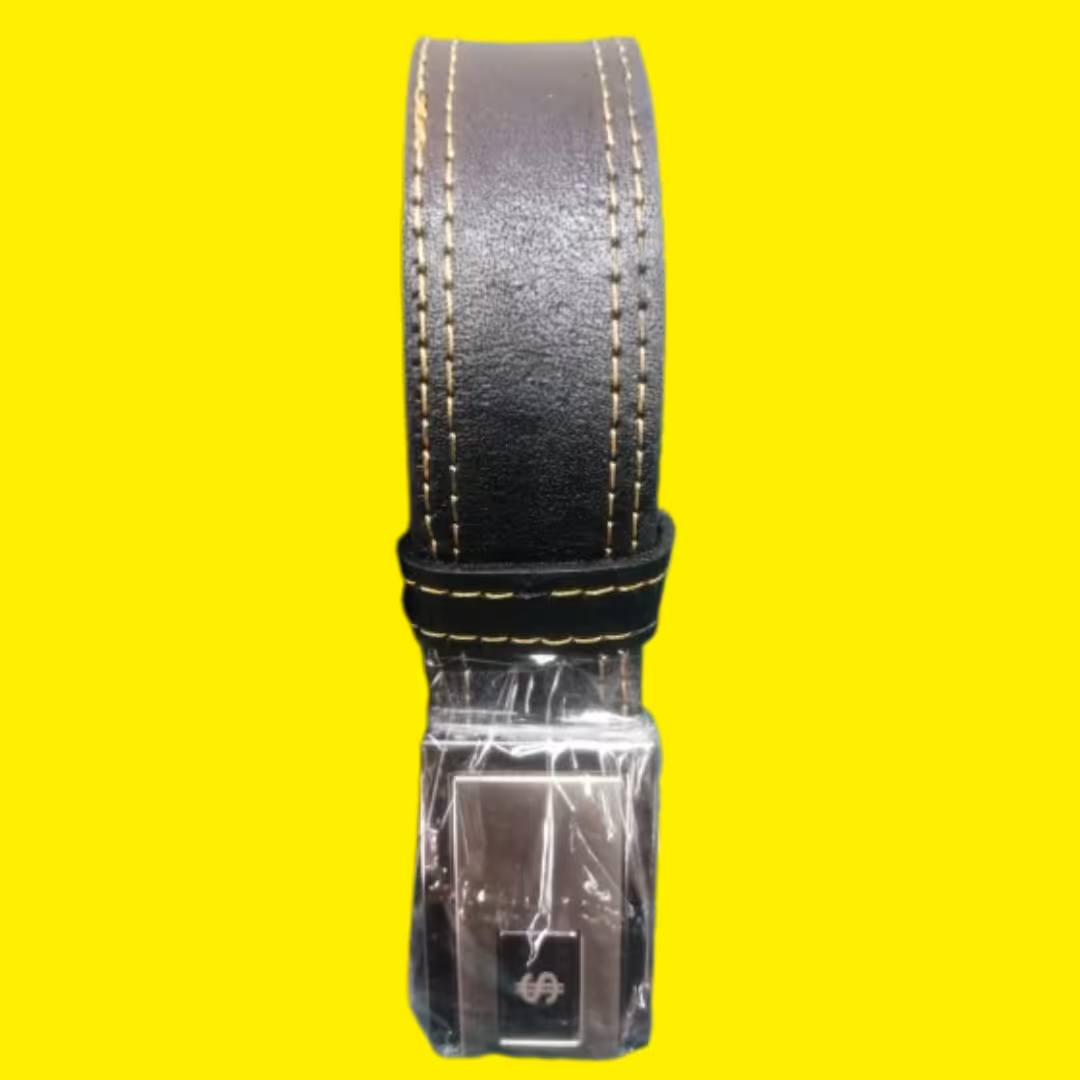 کمربند مجلسی سگک میخی چرم گاومیش (بوفالو) تک لایه دور دوخت شده با نخ ترک رنگ لبه خورده ارسال با تیپاکس بصورت پس کرایه 