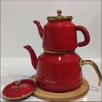 ست کتری قوری ترک emsan قرمز