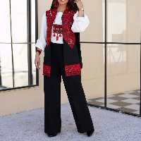وست شومیز شلوار سنتی زنانه 