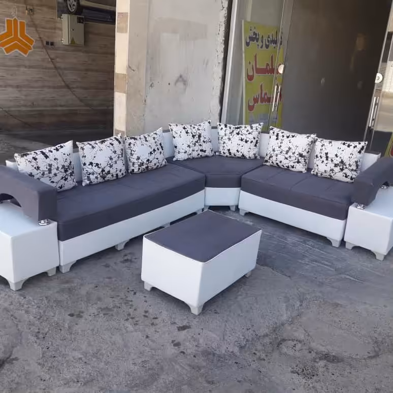 مبلمان ال دوبل کم جا در تنوع رنگبندی سایز استاندارد