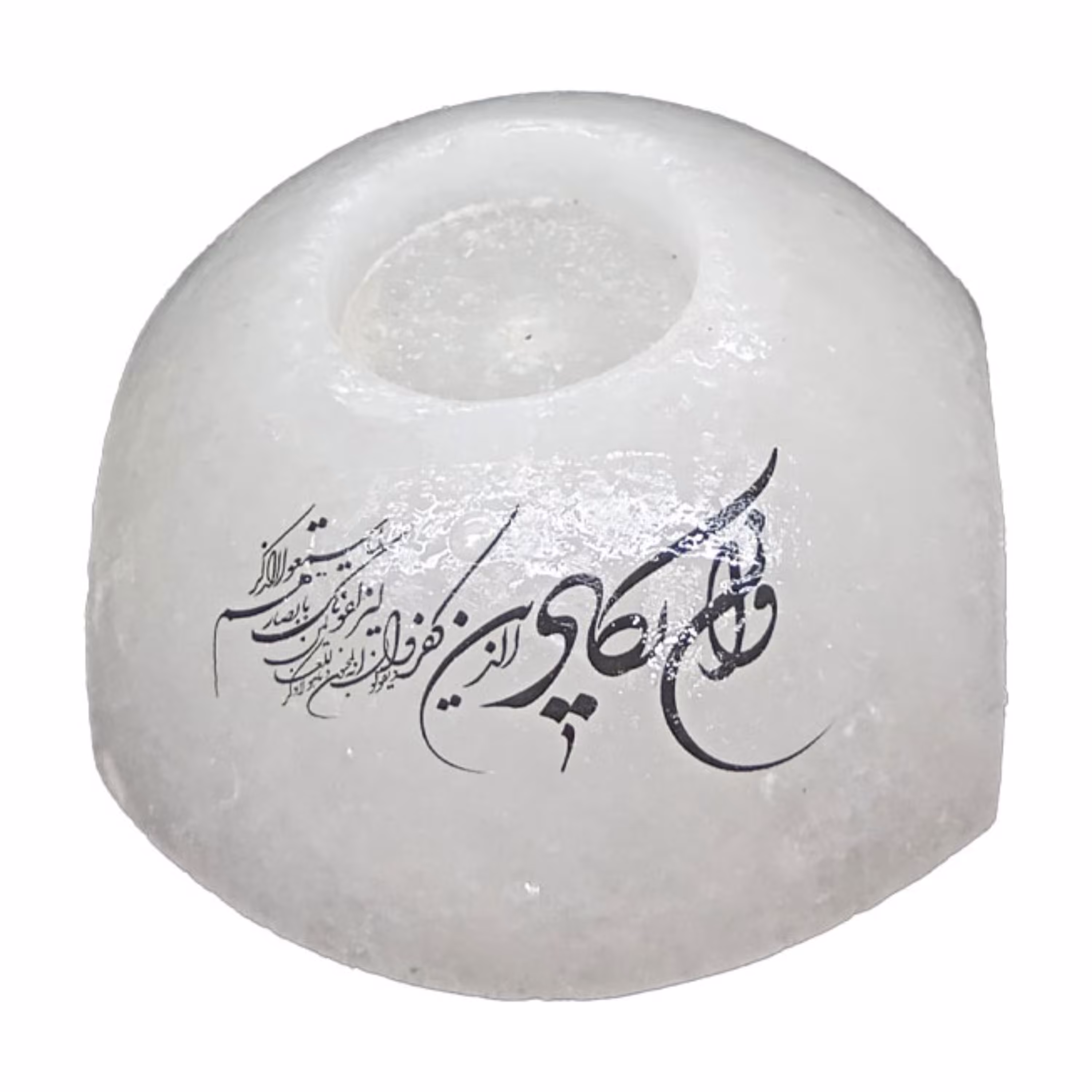 جاشمعی مدل سنگ نمک طرح کاسه کد 44 