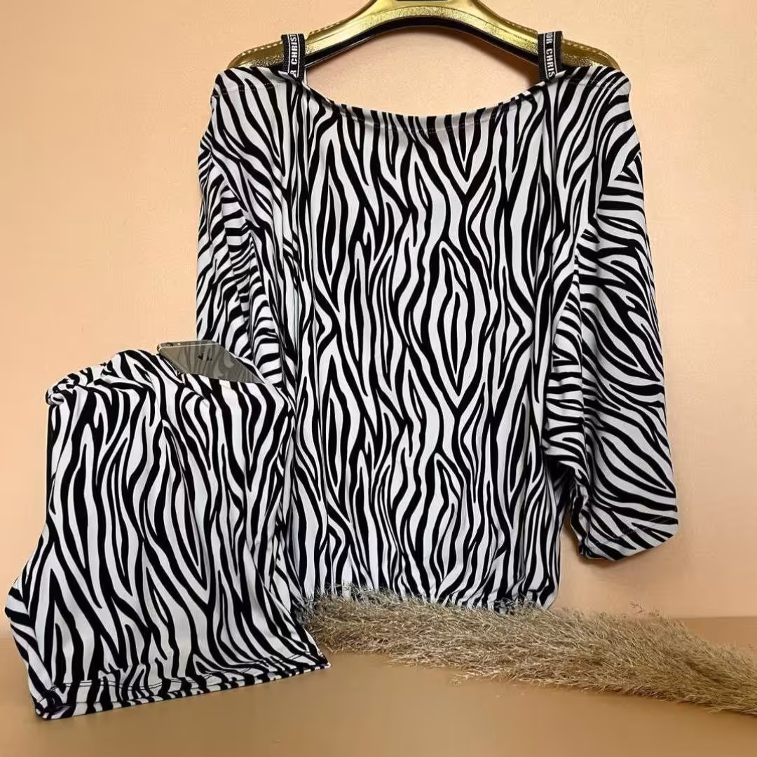 بلوز آستین کیمونو شلوارک مدل رها 