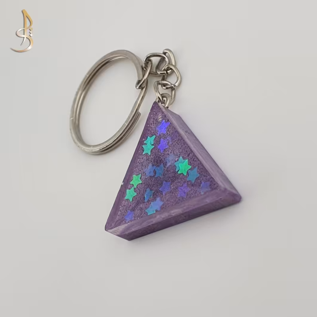 جاکلیدی رزینی مثلث طرح ستاره کد 012 (جاسوئیچی)