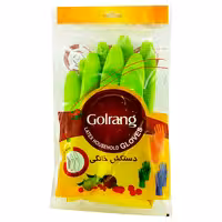 دستکش خانگی با آستر کتان گلرنگ