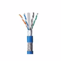 کابل شبکه لگراند Cat6 SFTP تمام مس بدون تست فلوک روکش PVC حلقه 500 متری