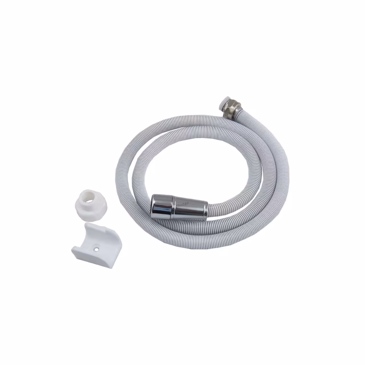 شیلنگ توالت فنری سفید کرم منتهایی