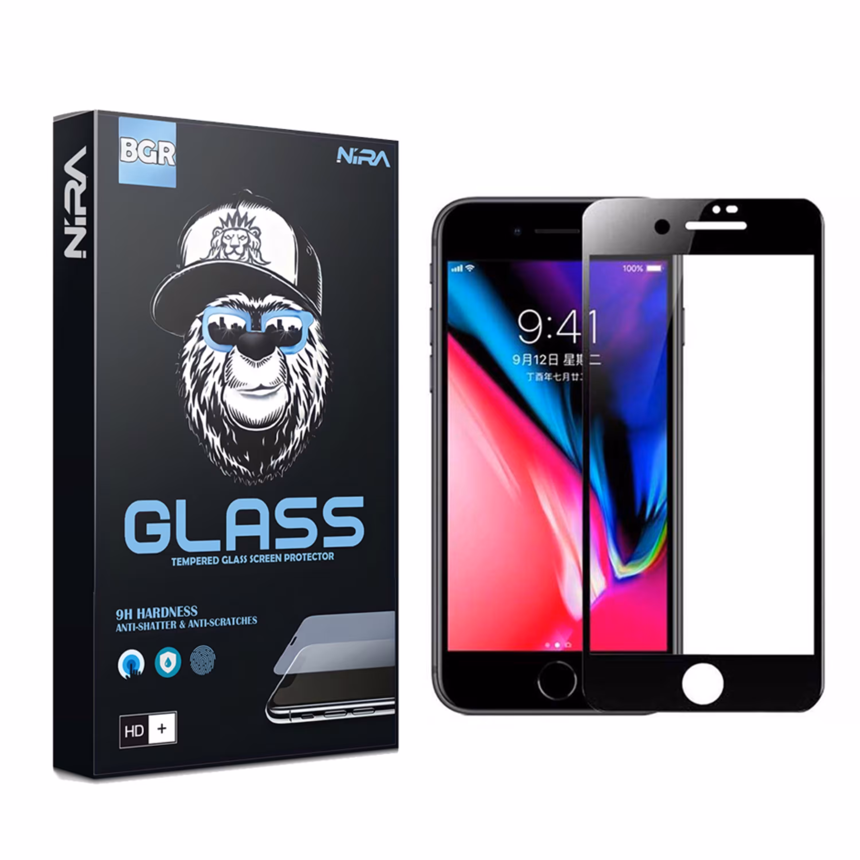 محافظ صفحه نمایش مات نیرا مناسب برای گوشی موبایل اپل iPhone 7 Plus