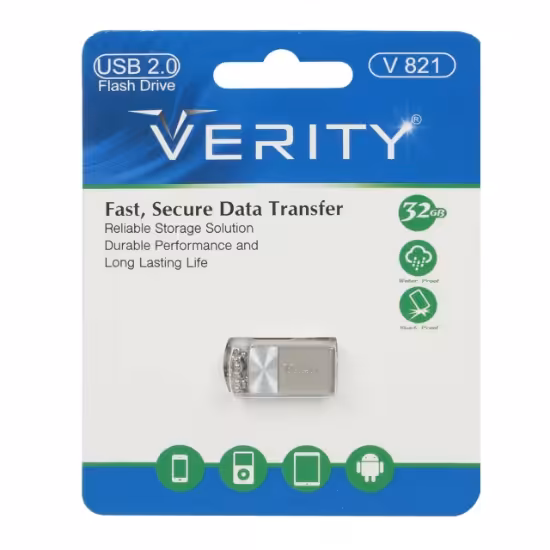 فلش مموری وریتی مدل V821 ظرفیت 32 گیگابایت