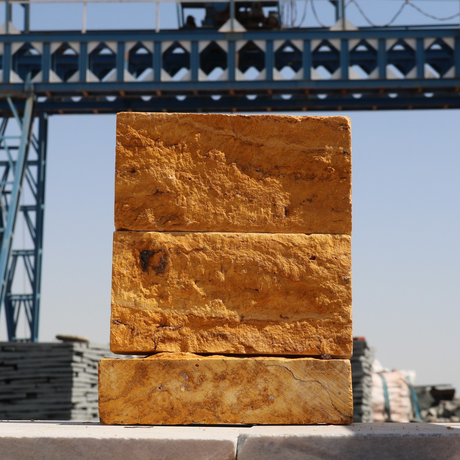 سنگ کوبیک10در20 لیمویی 1تن