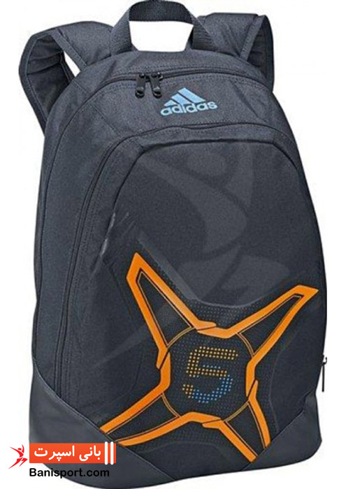 کوله پشتی مشکی نارنجی 2014 adidas