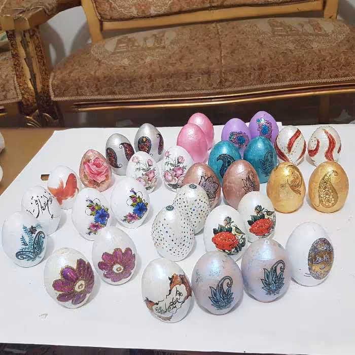 تخم مرغ زینتی سفره هفت سین