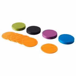 مجموعه 6 عددی زیر لیوانی ایکیا  مدل RANNA  آبی