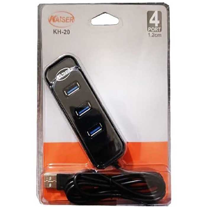 هاب 4 پورت KAISER مدل KH-20 (USB3)