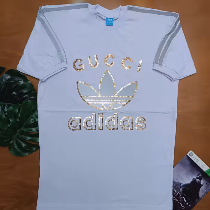 تیشرت مردانه یقه گرد ADIDAS پولک دوزی