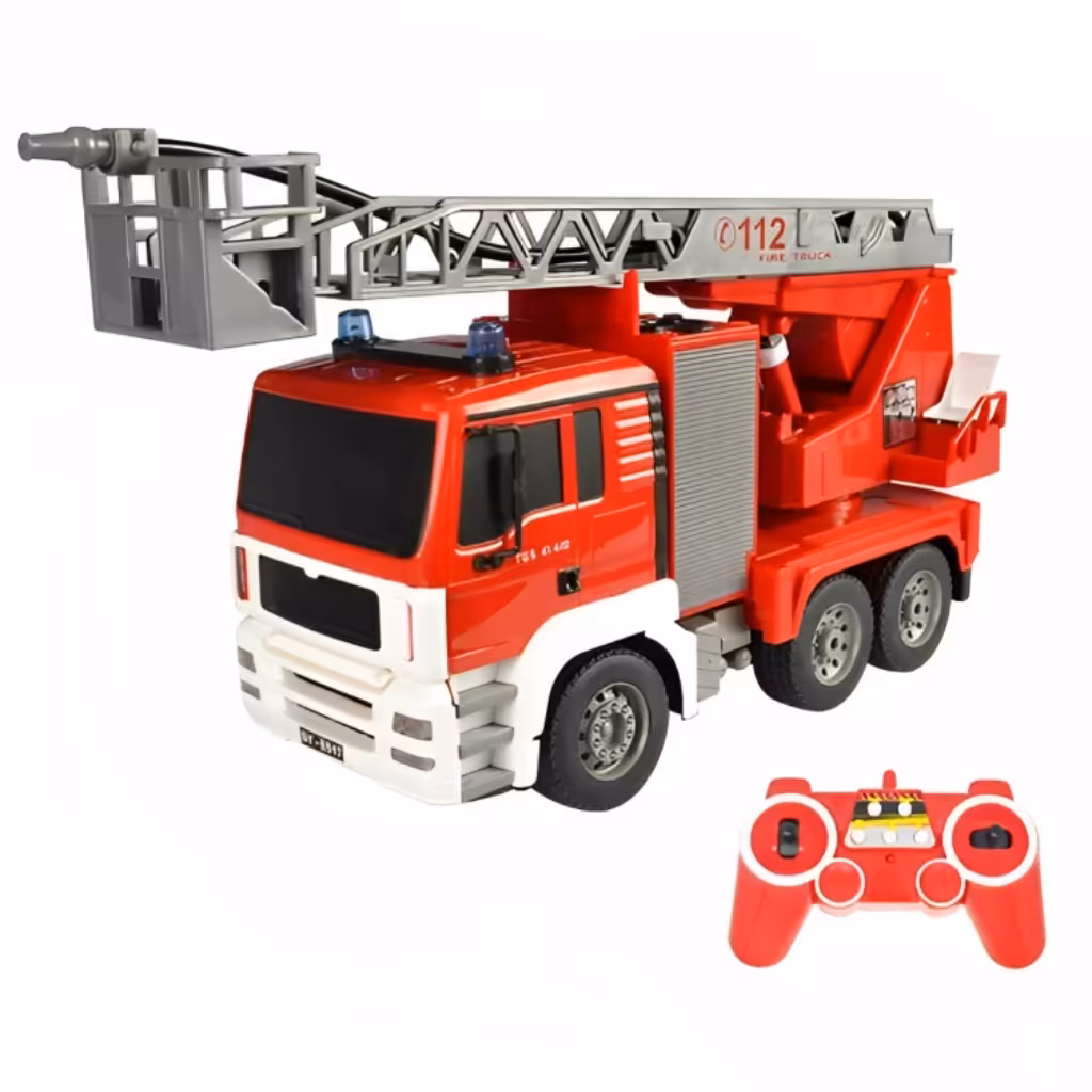 ماشین کنترلی دبل ای مدل کامیون آتش نشانی Double E Fire Truck