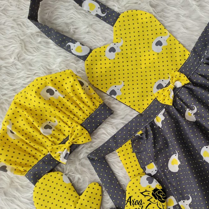 پیشبند آشپزخانه ست 4تکه کودک