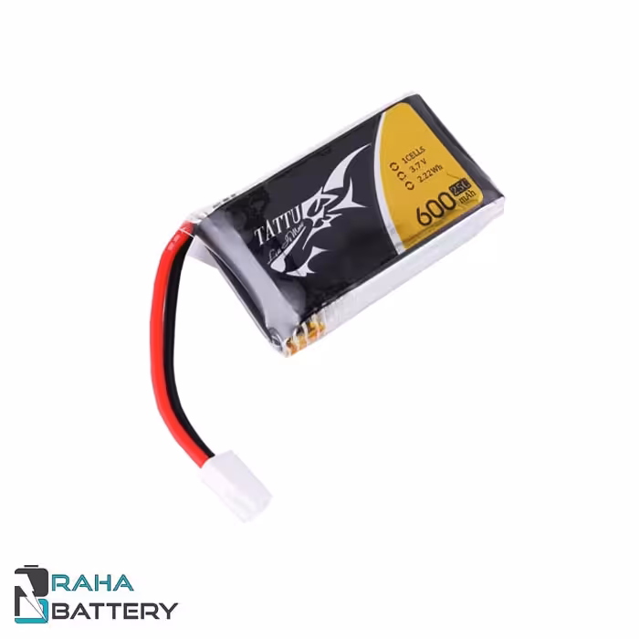 باتری لیتیوم پلیمر تک سل Tattu 600mAh 25C