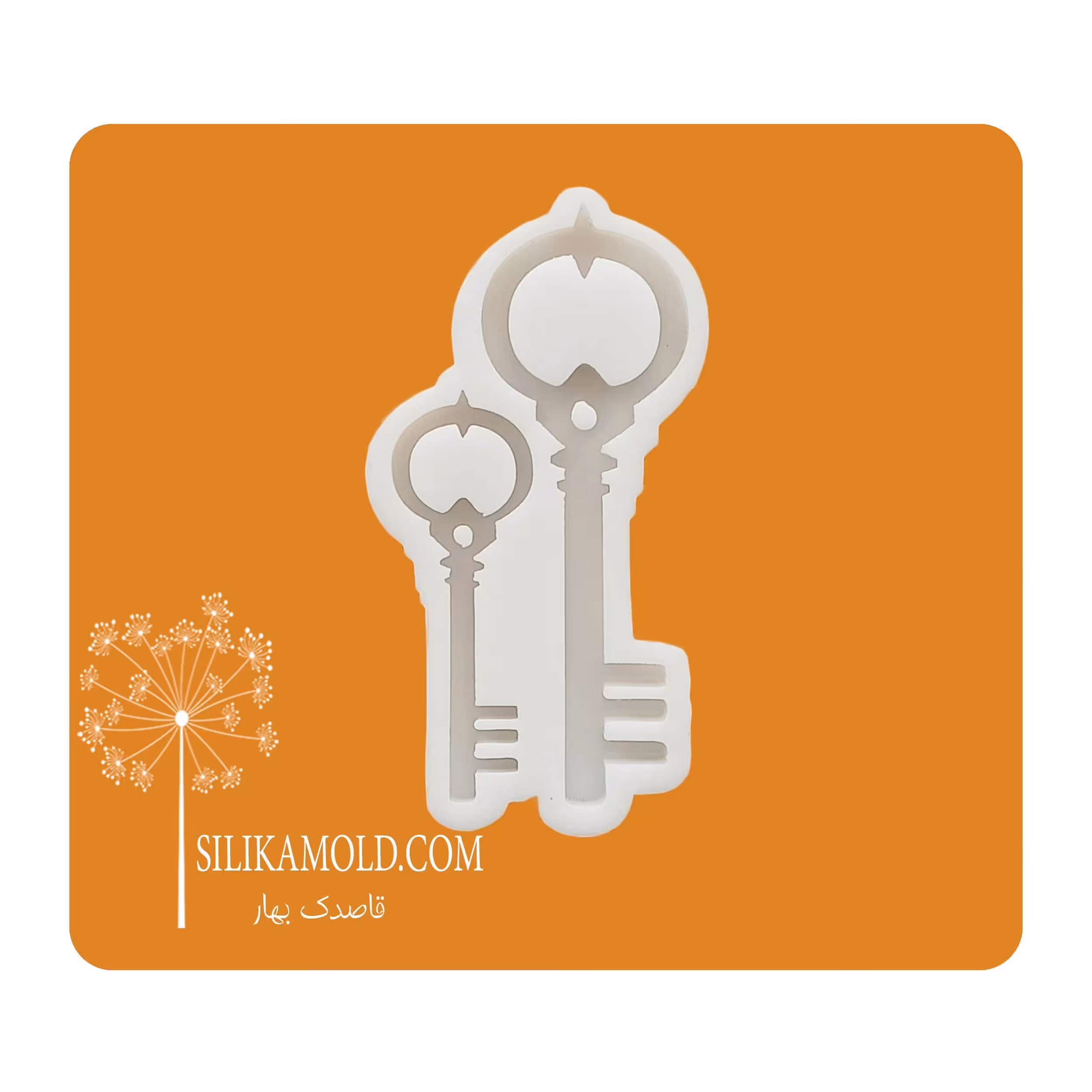 قالب سیلیکونی رزین مدل کلید کد FHKEY1