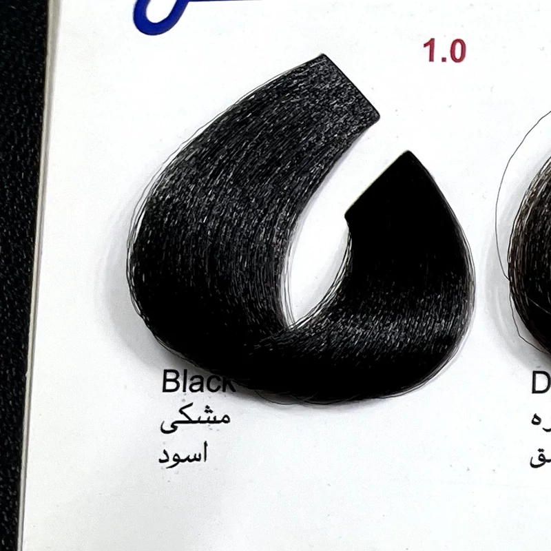 رنگ مشکی 1.0 ،رنگ مو کم آمونیاک پیلون و یک عدد اکسیدان | amazonchi