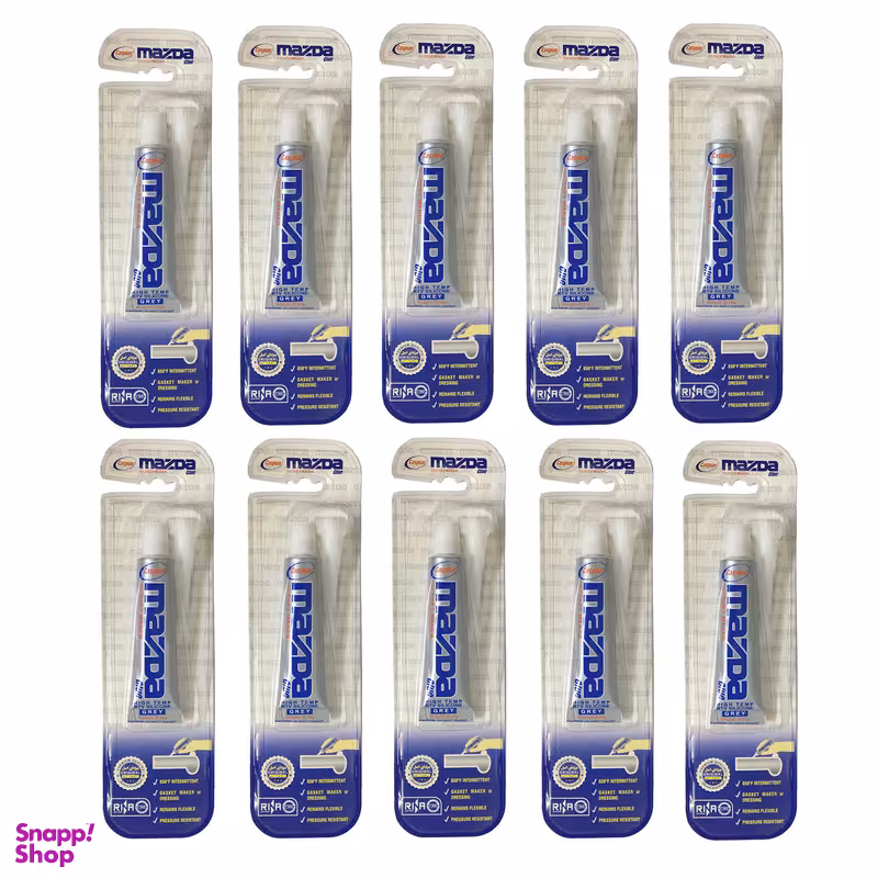 چسب واشرساز کاسپین مدل مزدا وزن 30 گرم بسته 10 عددی