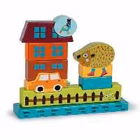 پازل سه بعدی چوبی جوجه تیغی Oops Imagine Puzzle Pic