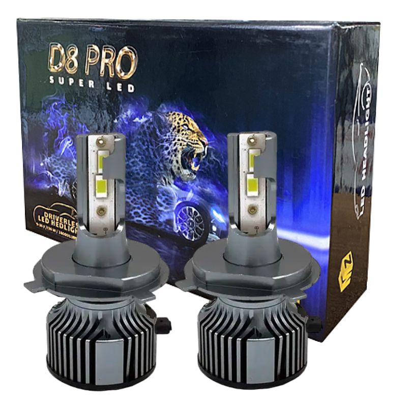 هدلایت دو طرفه ام زد ام مدل D8PRO پایه 9005 با یکسال گارانتی بسته دو عددی