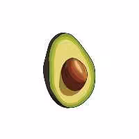 استیکر تزئینی موبایل طرح آووکادو کد 382