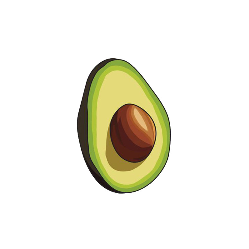 استیکر تزئینی موبایل طرح آووکادو کد 382