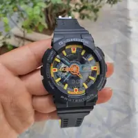 ساعت مچی پسرانه و دخترانه کاسیو جی شاک بند رزین نمایش عقربه ای و دیجیتالی casio g_shock