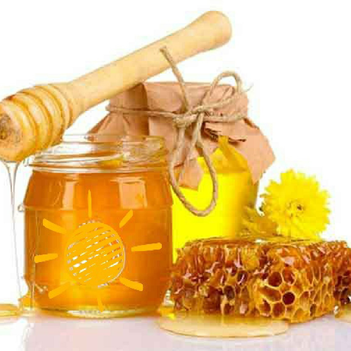 عسل طبیعی چهل گیاه نیم کیلویی