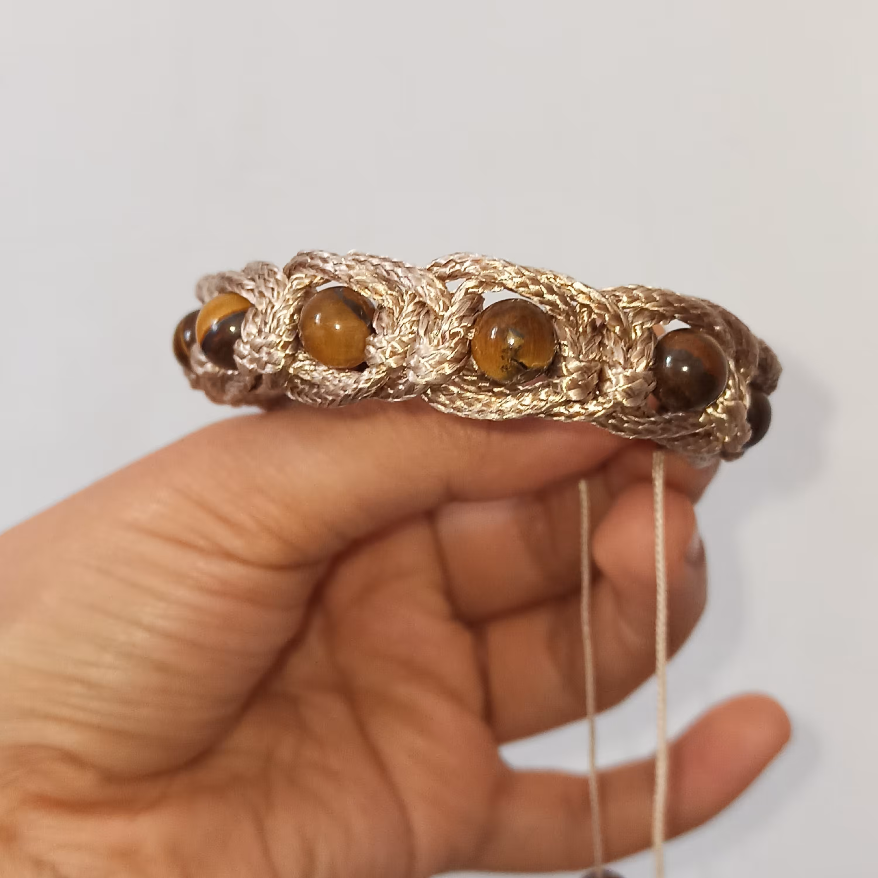 دستبند چشم ببر  دستبند مهره ای سنگی دستبند ست دستبند چشم ببر ست دستبند ست هدیه تولد