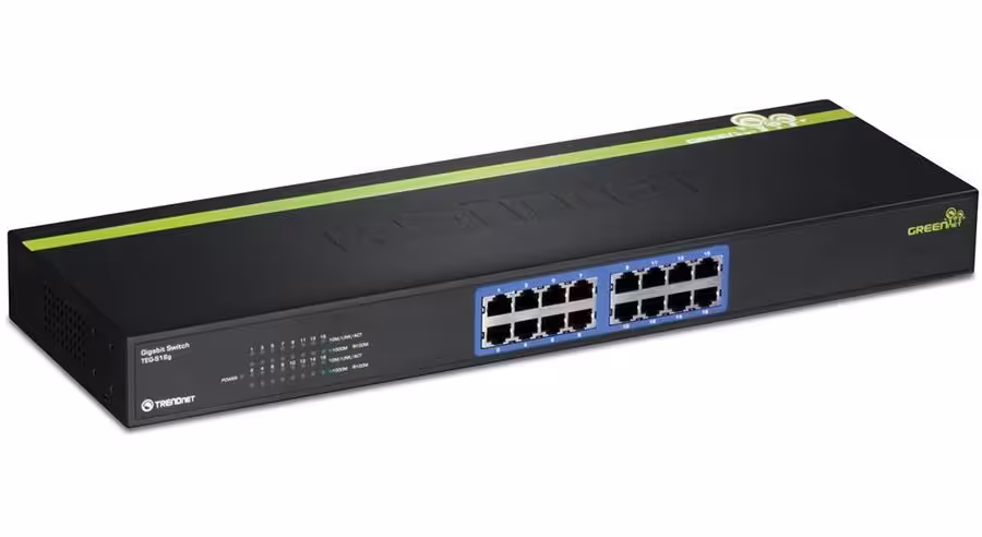 سوییچ 16 پورت گیگابیتی ترندنت مدل TEG-S16G