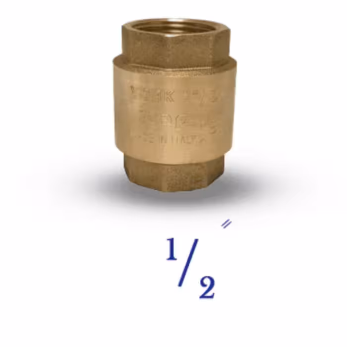 شیر یکطرفه 1/2 برنجی 