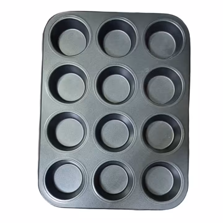 قالب مافین 12عددی_
جنس:تفلون_
ابعاد:35×26